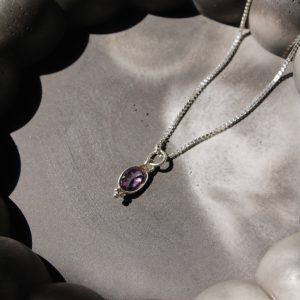 Conjunto dije gota amatista
