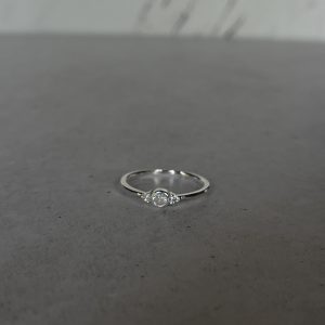 Anillo punto de luz cristal