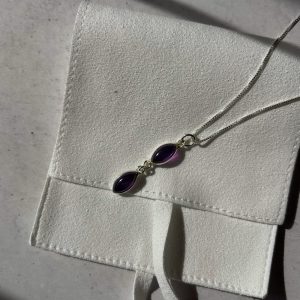 Conjunto doble marquesa amatista