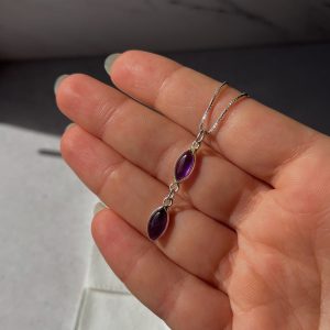 Conjunto doble marquesa amatista